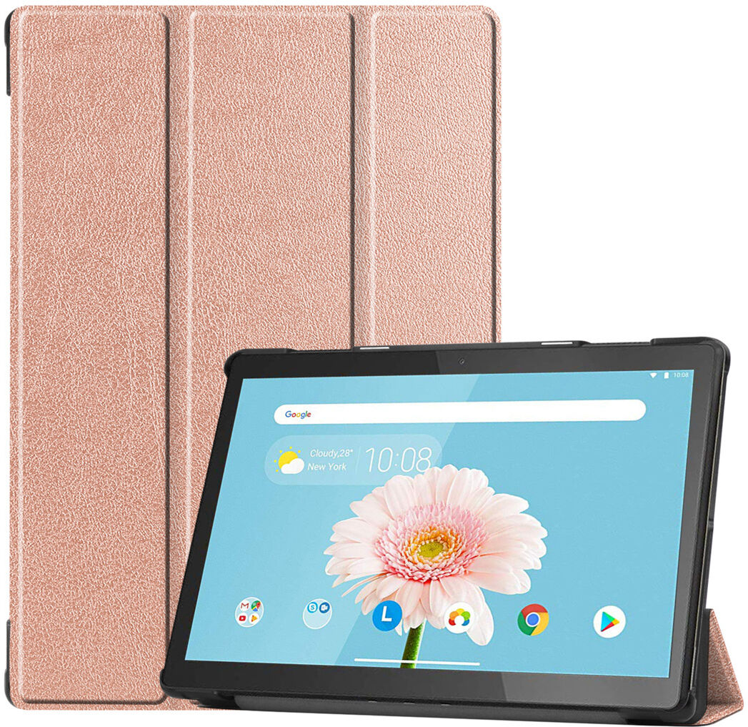 iMoshion Étui de tablette Trifold pour le Lenovo Tab M10 - Rose Champagne