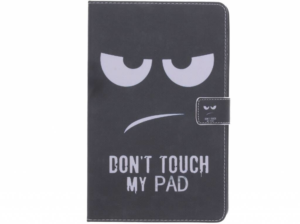 Coquedetelephone.fr Étui à rabat silicone design pour le Samsung Galaxy Tab E 9.6 - Don't Touch