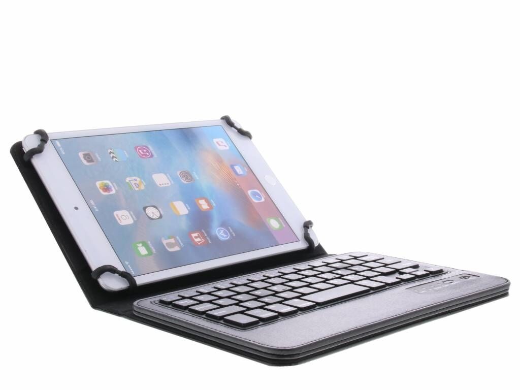 Coquedetelephone.fr Zwarte Universele Bluetooth Keyboard Case voor 7-8 inch tablets