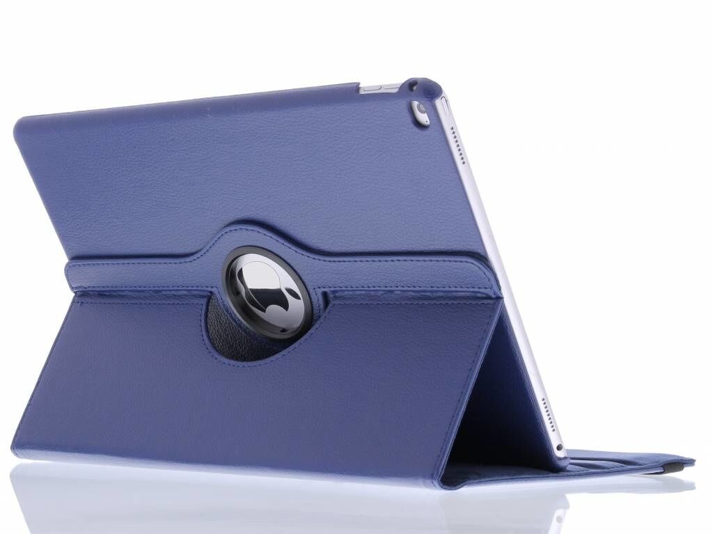 Coquedetelephone.fr Étui de tablette portefeuille rotatif à 360° iPad Pro 12.9 - Bleu foncé