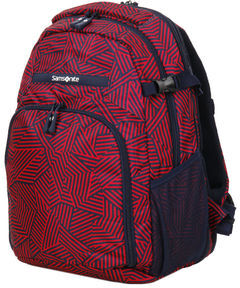 Samsonite Sac à dos ordinateur Samsonite Rewind 16 pouces Capri Red Stripes rouge