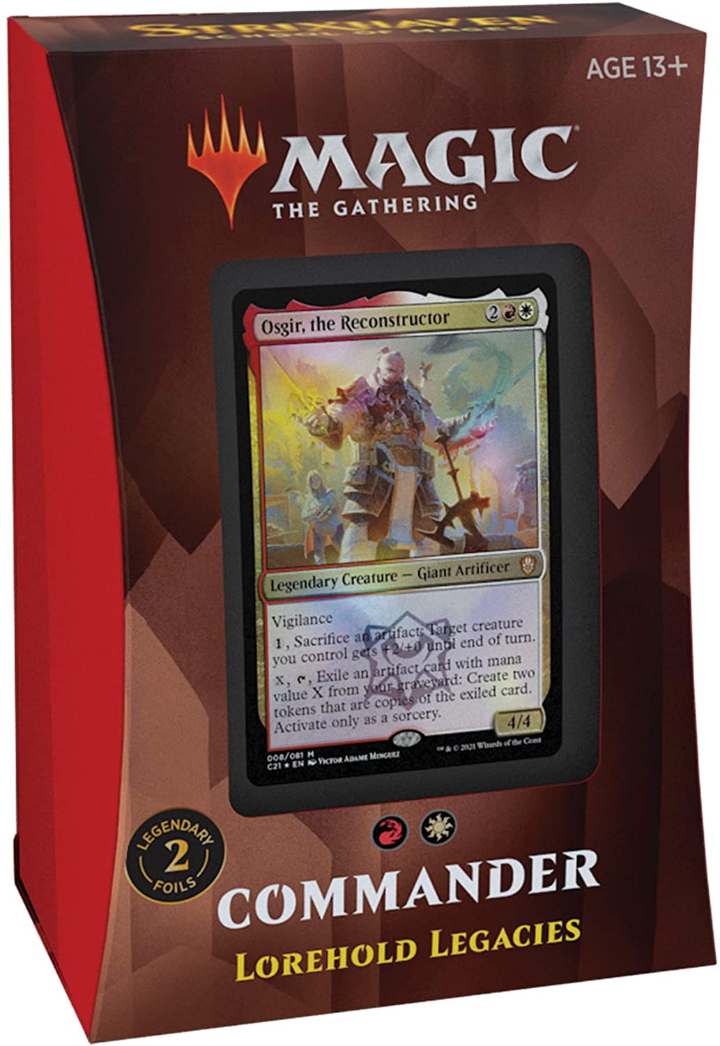 Wizards of the Coast Magic Strixhaven Commander Lorehold Lorehold Legacies - Commander Deck