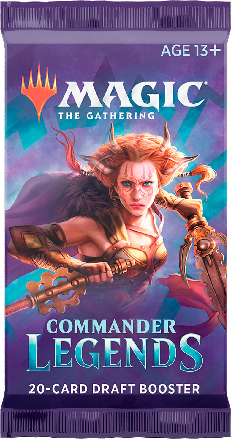 Wizards of the Coast Magic Commander Legends Draft Booster 20 kort per pakke