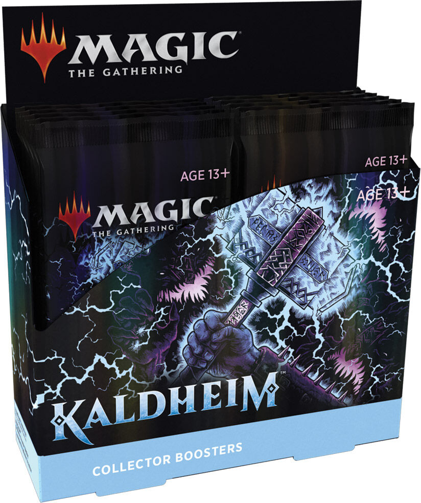 Wizards of the Coast Magic Kaldheim COLLECTOR Display 12 boosterpakker - Fabrikkforseglet