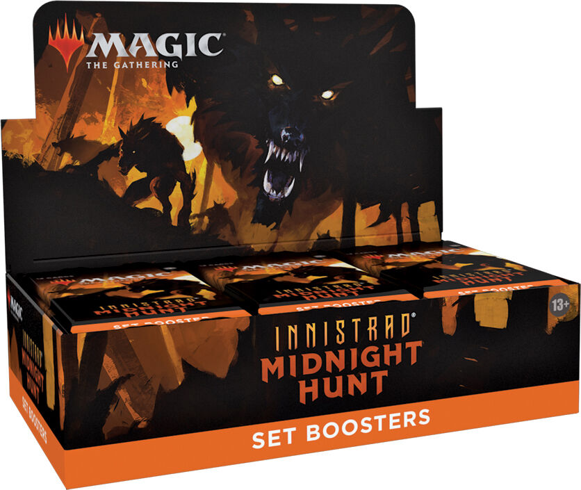 Wizards of the Coast Magic Midnight Hunt Set Display Innistrad Midnight Hunt