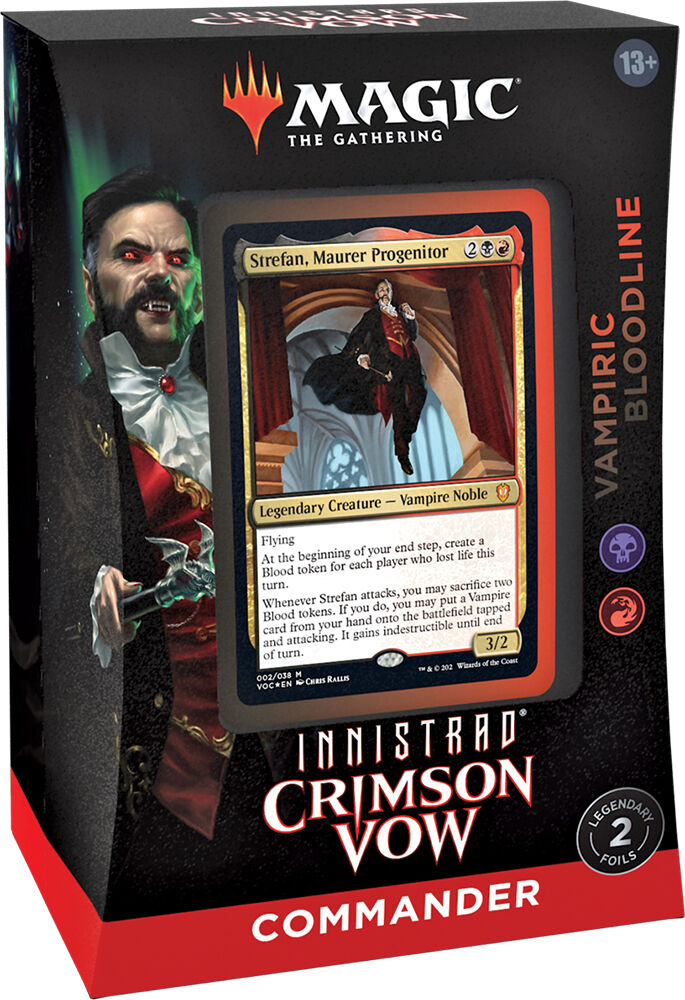 Wizards of the Coast Magic Crimson Vow Commander Vampiric Blo Commander Deck Vampiric Bloodline