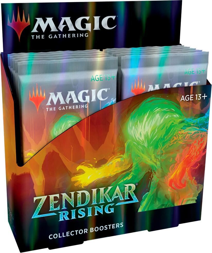 Wizards of the Coast Magic Zendikar Rising Collector Display 12 boosterpakker - Fabrikkforseglet