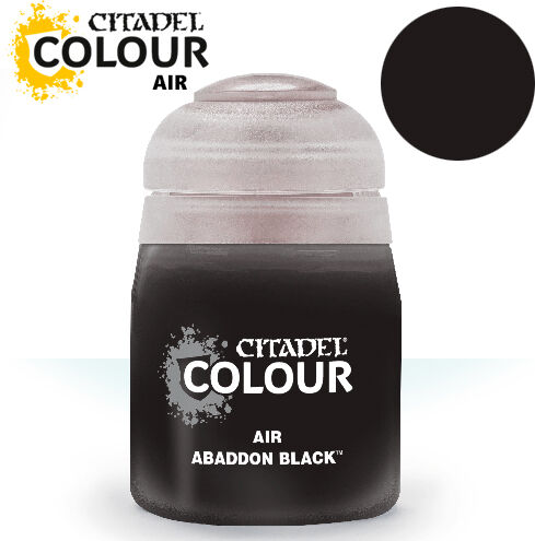 Airbrush Paint Abaddon Black 24ml Maling til Airbrush