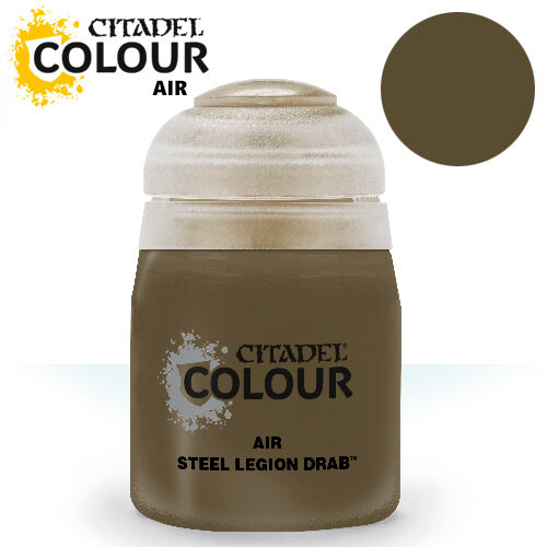 Airbrush Paint Steel Legion Drab 24ml Maling til Airbrush