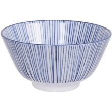 Tokyo Design Studio Nippon Blue Rice Bowl 12 cm Lines