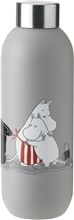 Stelton Moomin Keep Cool Drikkeflaske Light Grey