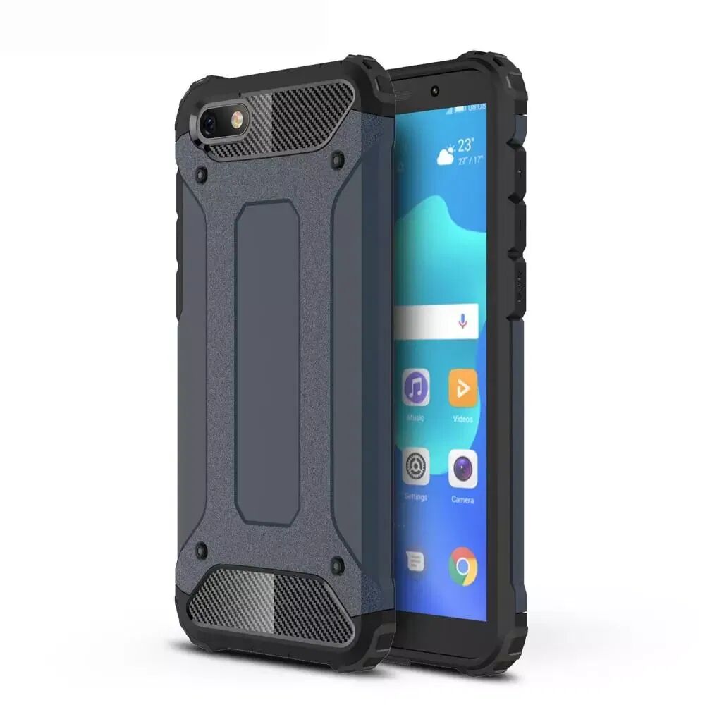 INCOVER Huawei Y5 (2018) Armor Guard Hard Case - Deksel - Mørkeblå