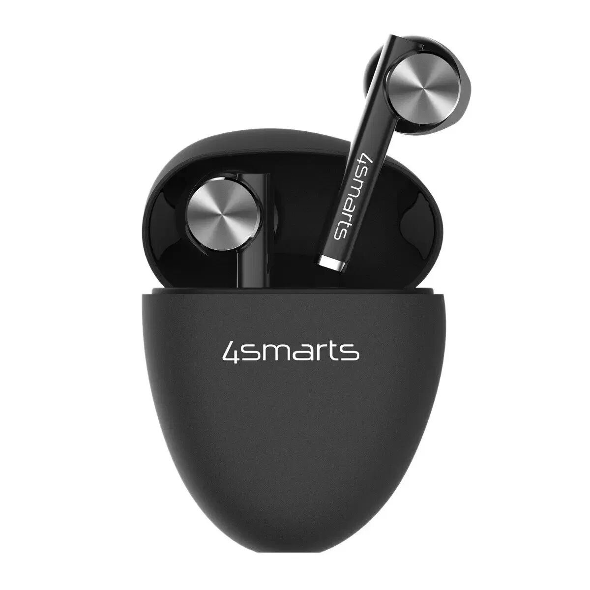 4smarts TWS Trådløs In-Ear Hodetelefoner Pebble - Svart