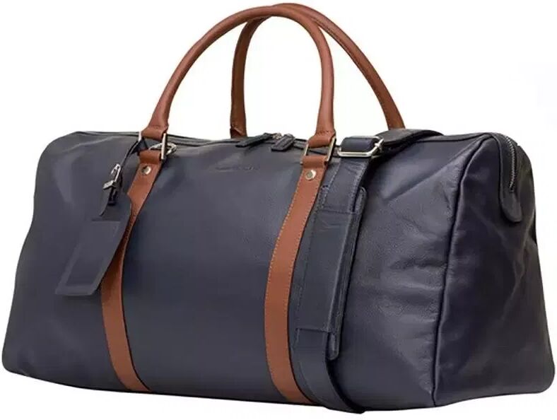 dbramante1928 Kastrup Weekend Bag i Ekte Skinn - Pebbled Blue