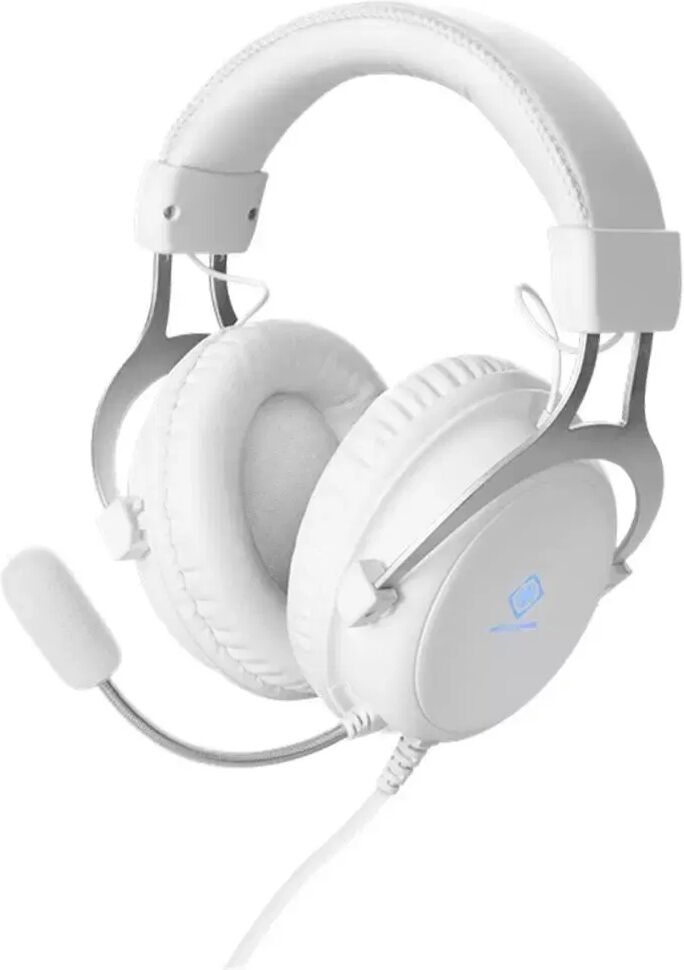 Deltaco WH85 Over-Ear Gaming Headset - Hvit