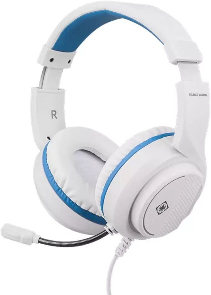 Deltaco Gaming GAM-127 Headset Til Sony Playstation 5 - Hvit