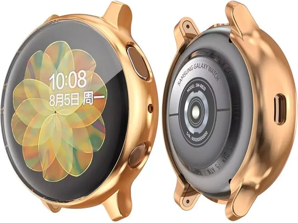 INCOVER Samsung Galaxy Watch Active 2 (44mm) Fleksibelt Plastdeksel - Rose Gold