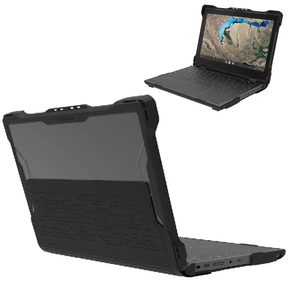 MAXCases Lenovo 300e 2-in-1 Yoga Chromebook 11" (2nd Gen) MAXCases Extreme Shell-S Deksel - Black