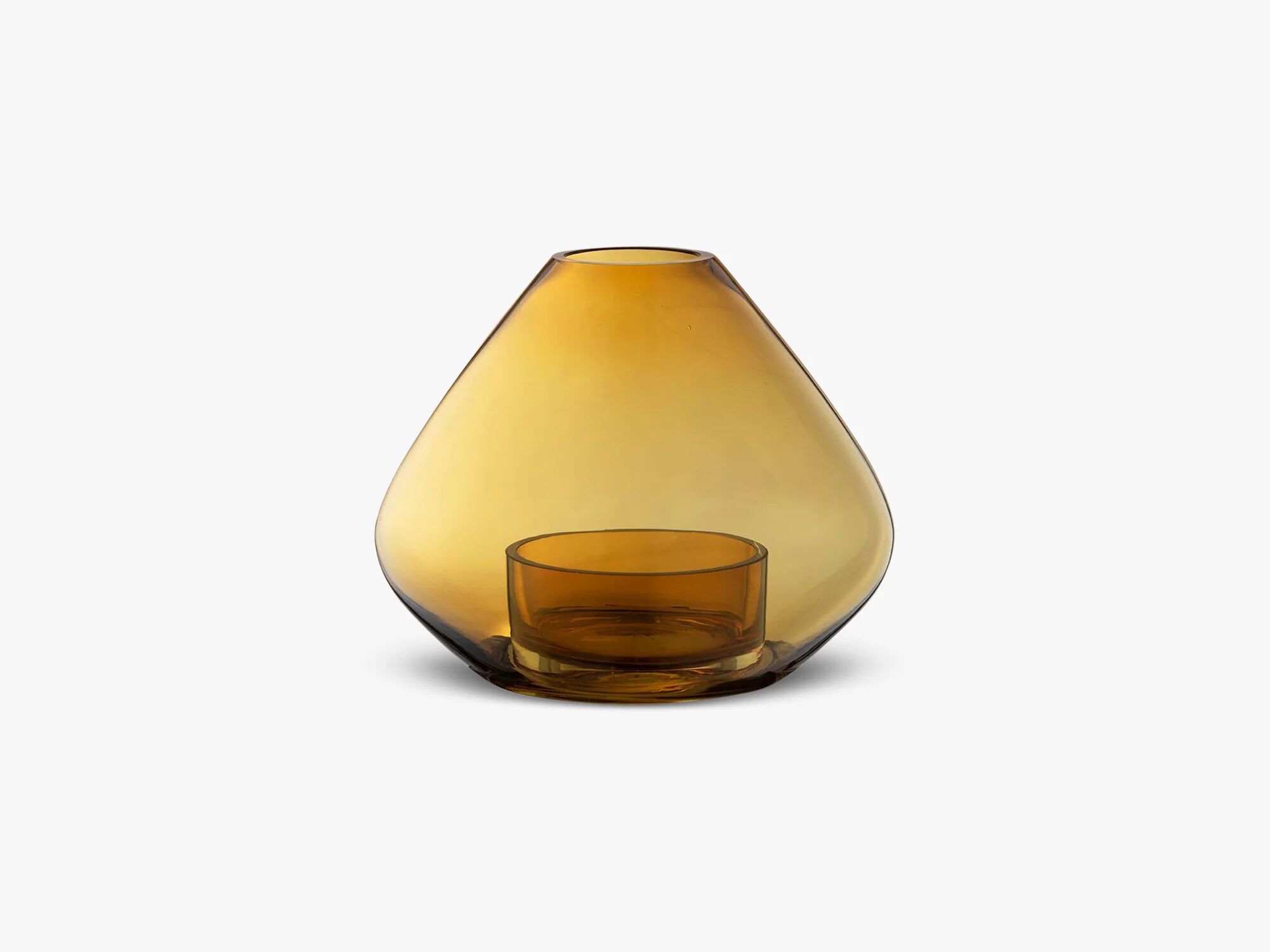 AYTM Uno Lantern / Vase H21, Amber