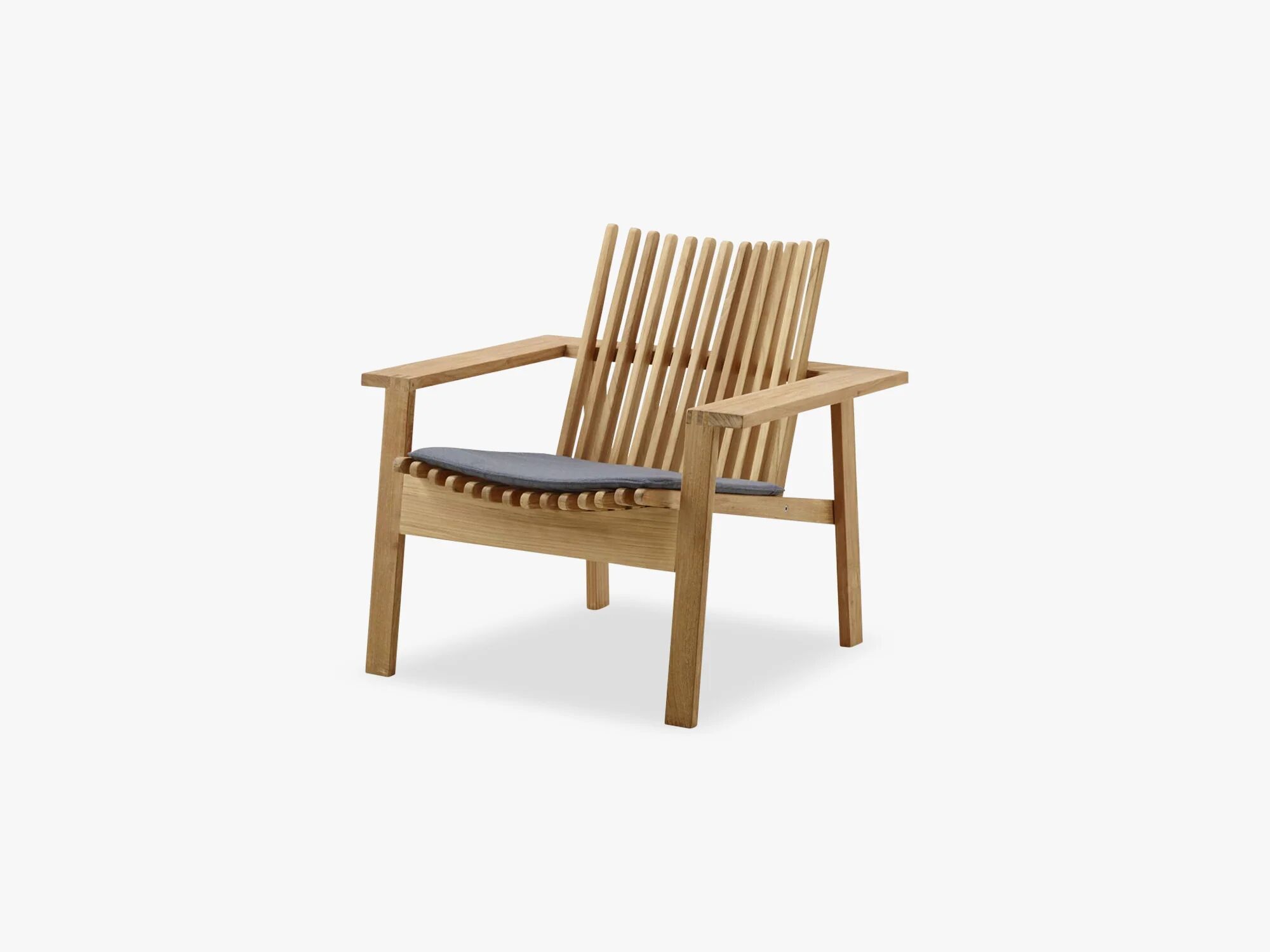 Cane-Line Amaze Lounge stol / sofapute, grå