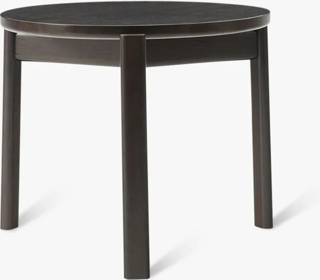 Menu Passage Lounge Table,Ø50, Dark Lacquered Oak