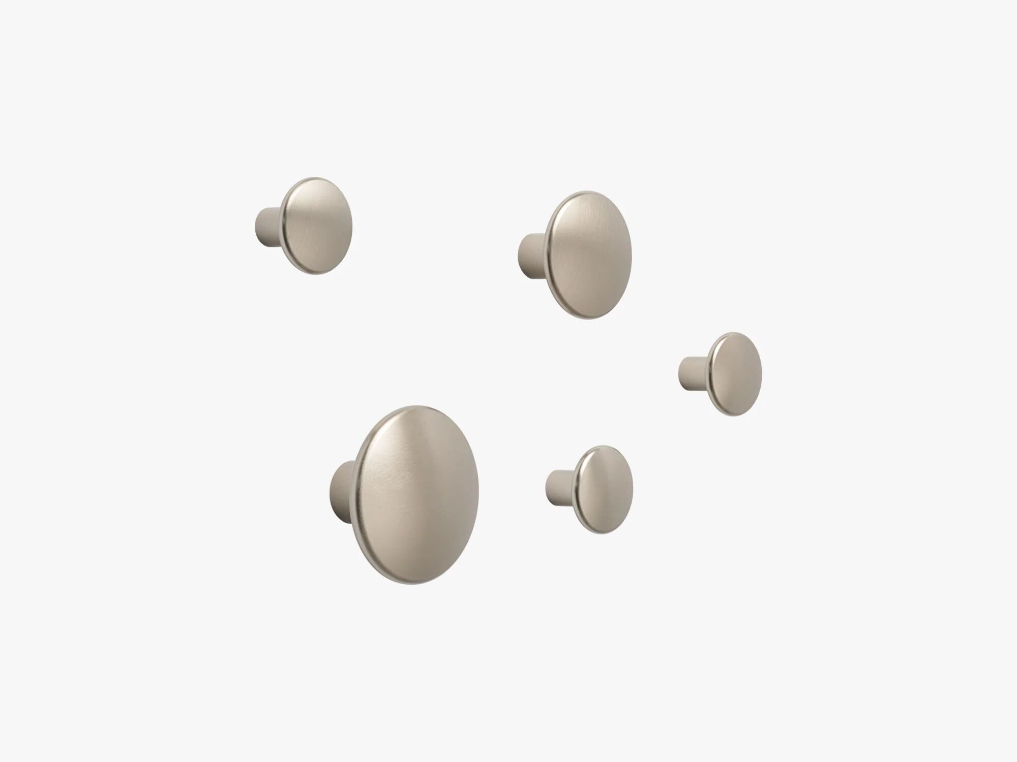 Muuto DOTS METAL SET OF 5, TAUPE