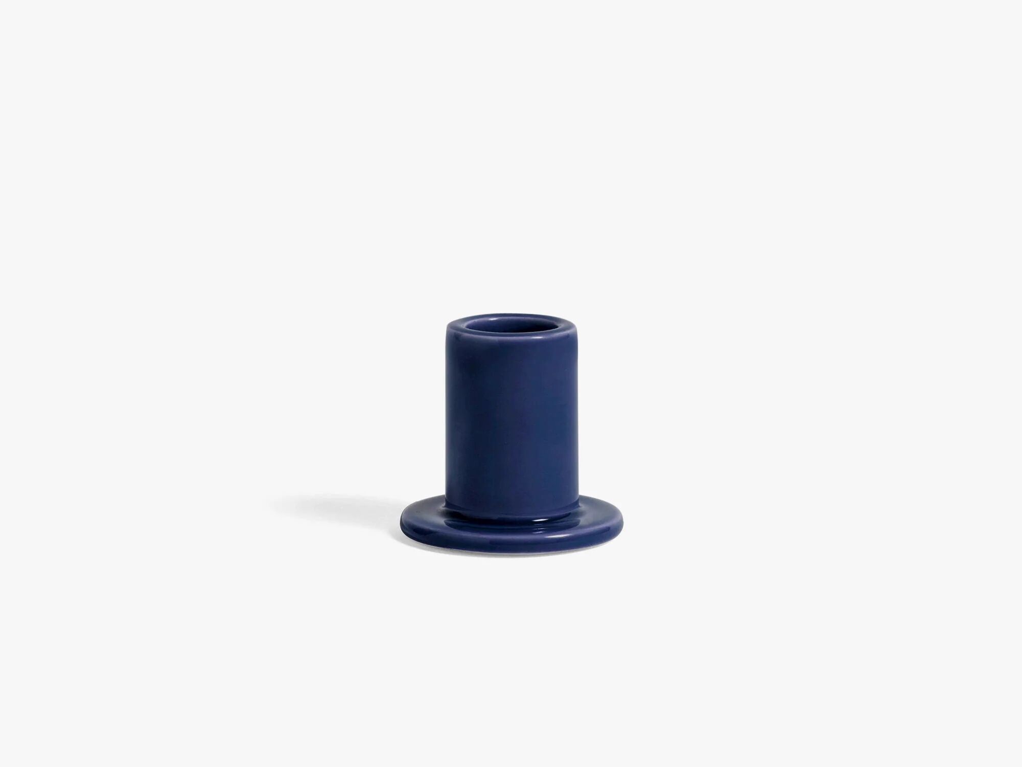 HAY Tube Candle Holder S, Midnight Blue