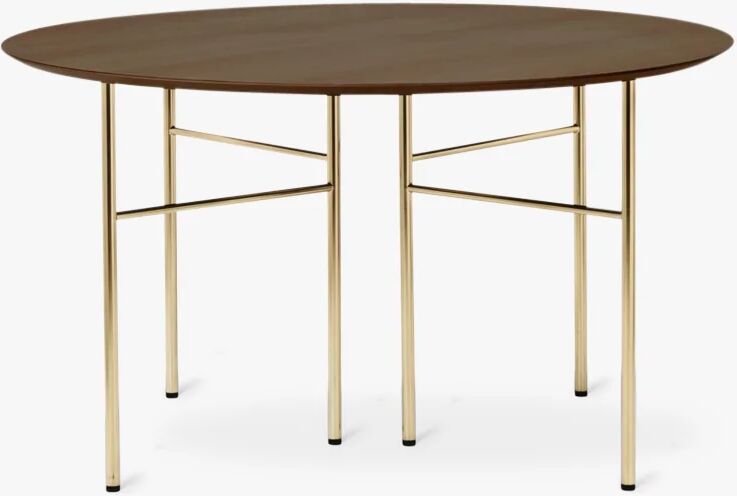 Ferm Living Mingle Table Top Round 130 cm, valnøtt finér