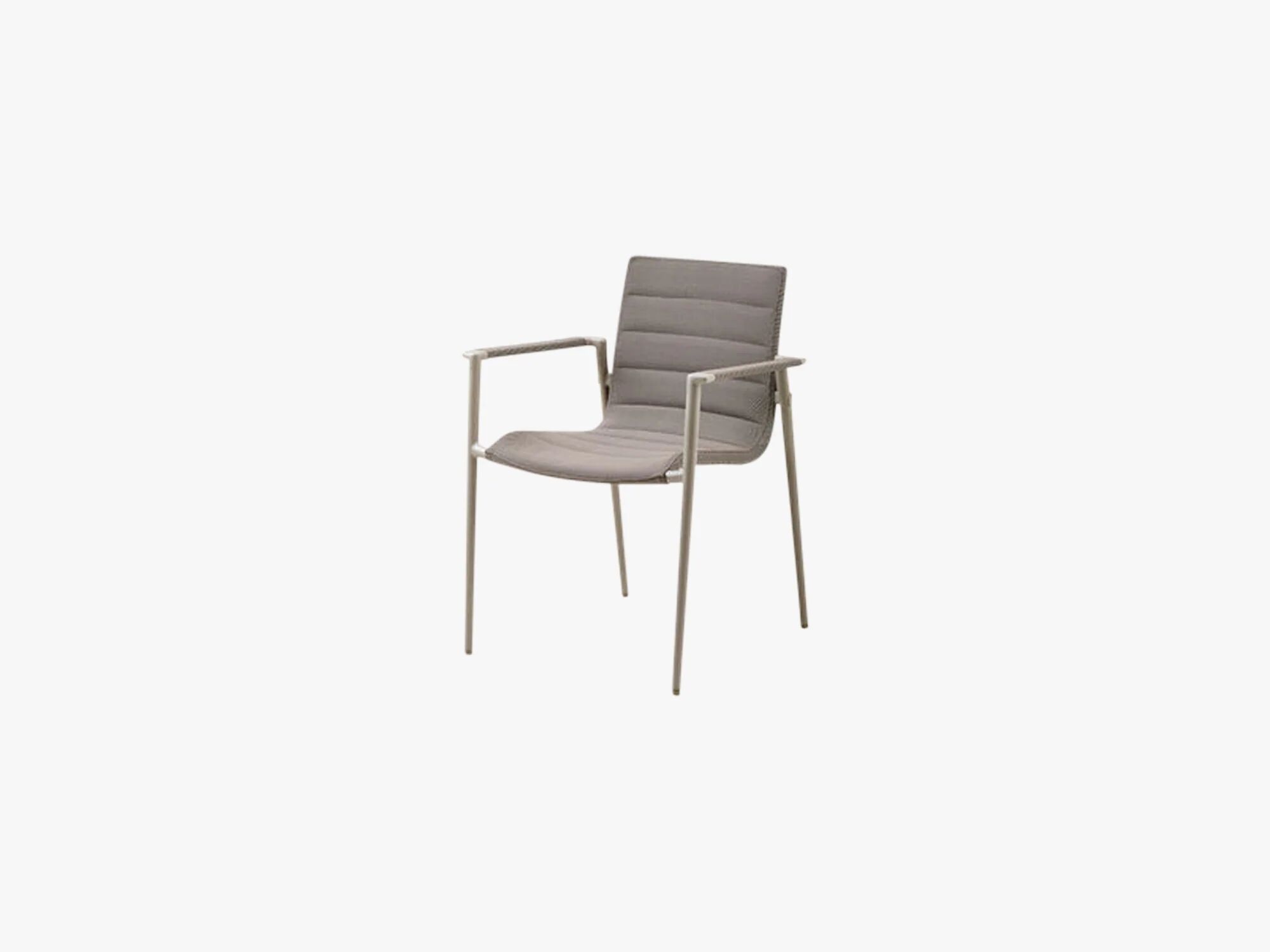 Cane-Line Core Chair W / Armlest - Stackable, Taupe