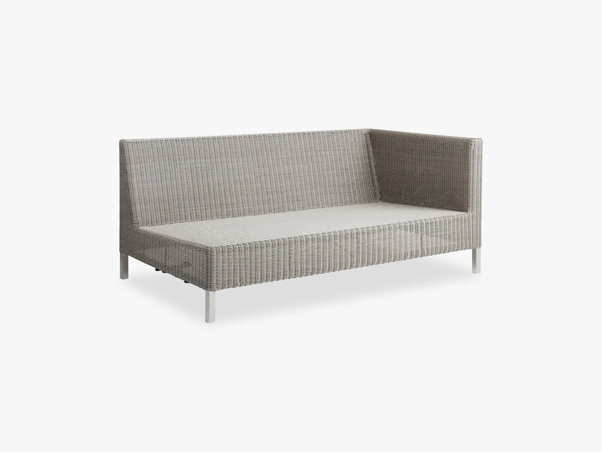 Cane-Line Connect 2-Pers Sofa Left Module, Taupe