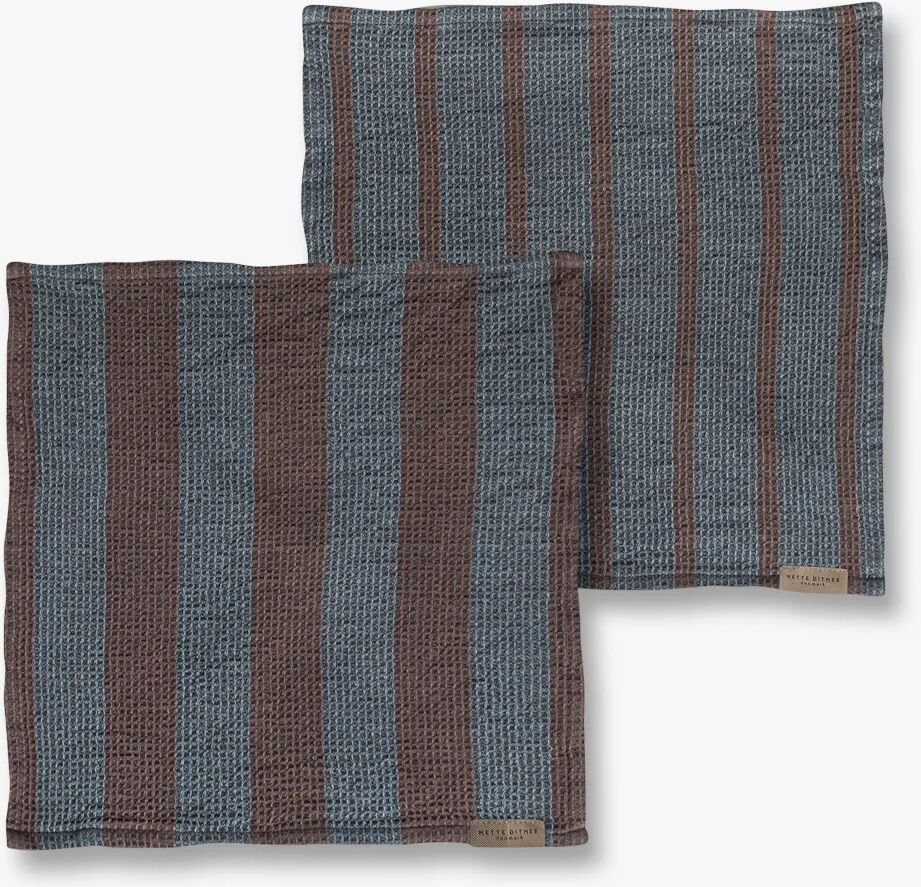 Mette Ditmer Elvira Dish Cloth, Slate Blue