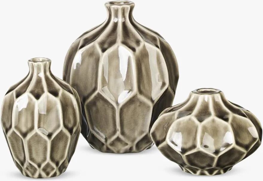 Broste Copenhagen Vase Amalfi keramikk, grå grå