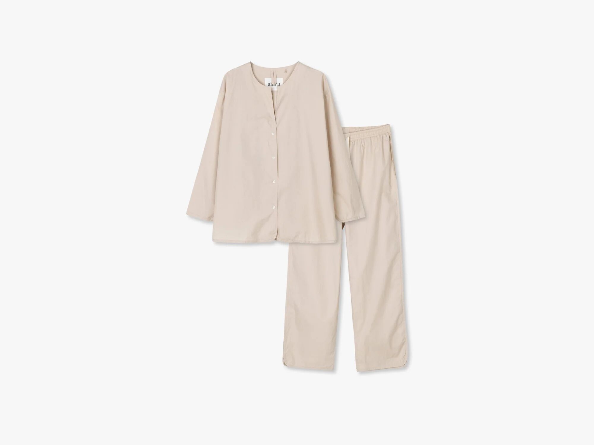 Aiayu Pyjamas poplin, vanilje