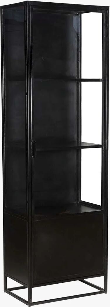 Living Essentials Connery Vitrine Cabinet, Black