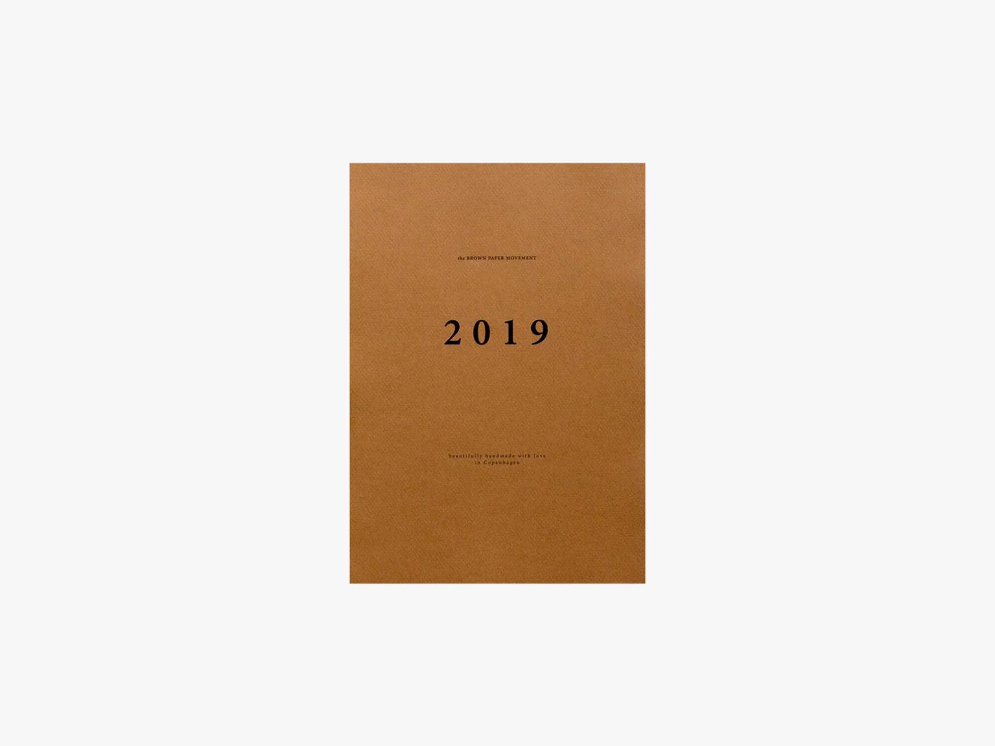the Brown Paper Movement 2019 Medium, Limited Edition Kalendar