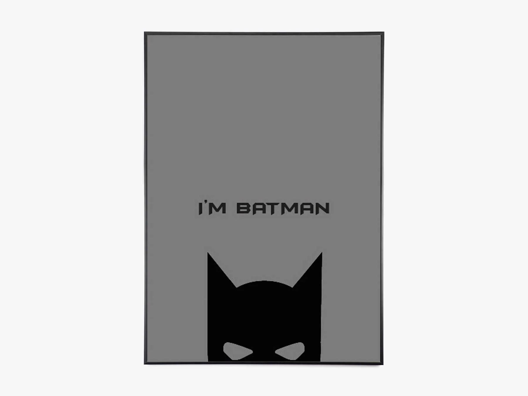 Comicz Jeg er Batman, grå