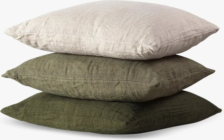 Cozy Living Pute Mix Luxury Linen, Army, Matcha / Cashmere