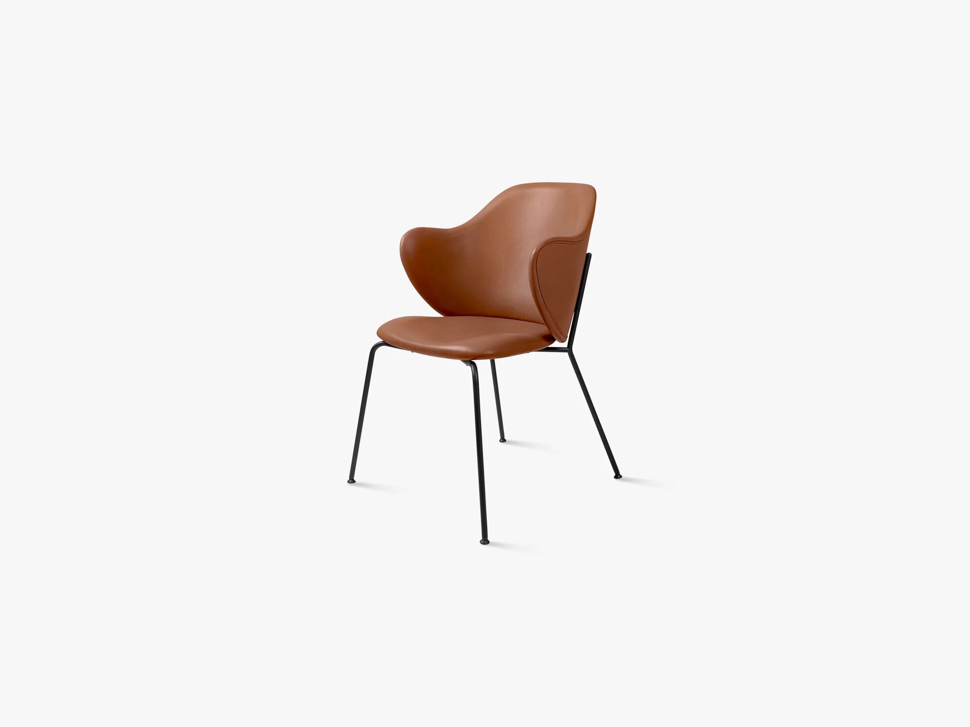 By Lassen Lassen Chair, Leather / Silk0250 Cognac