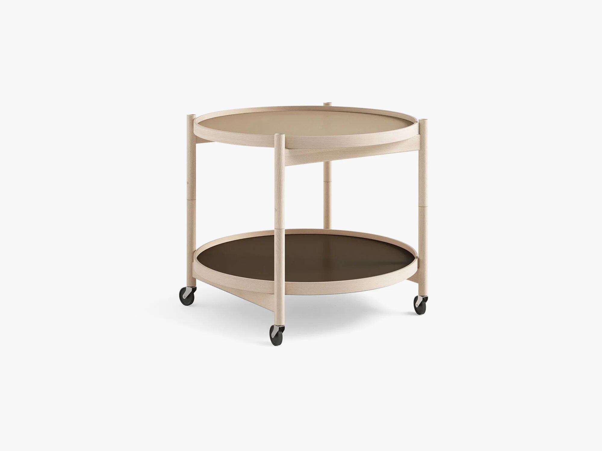 Brdr. Krüger Bølling Hill Table Ø60 Beech Nature, Beige / Brown