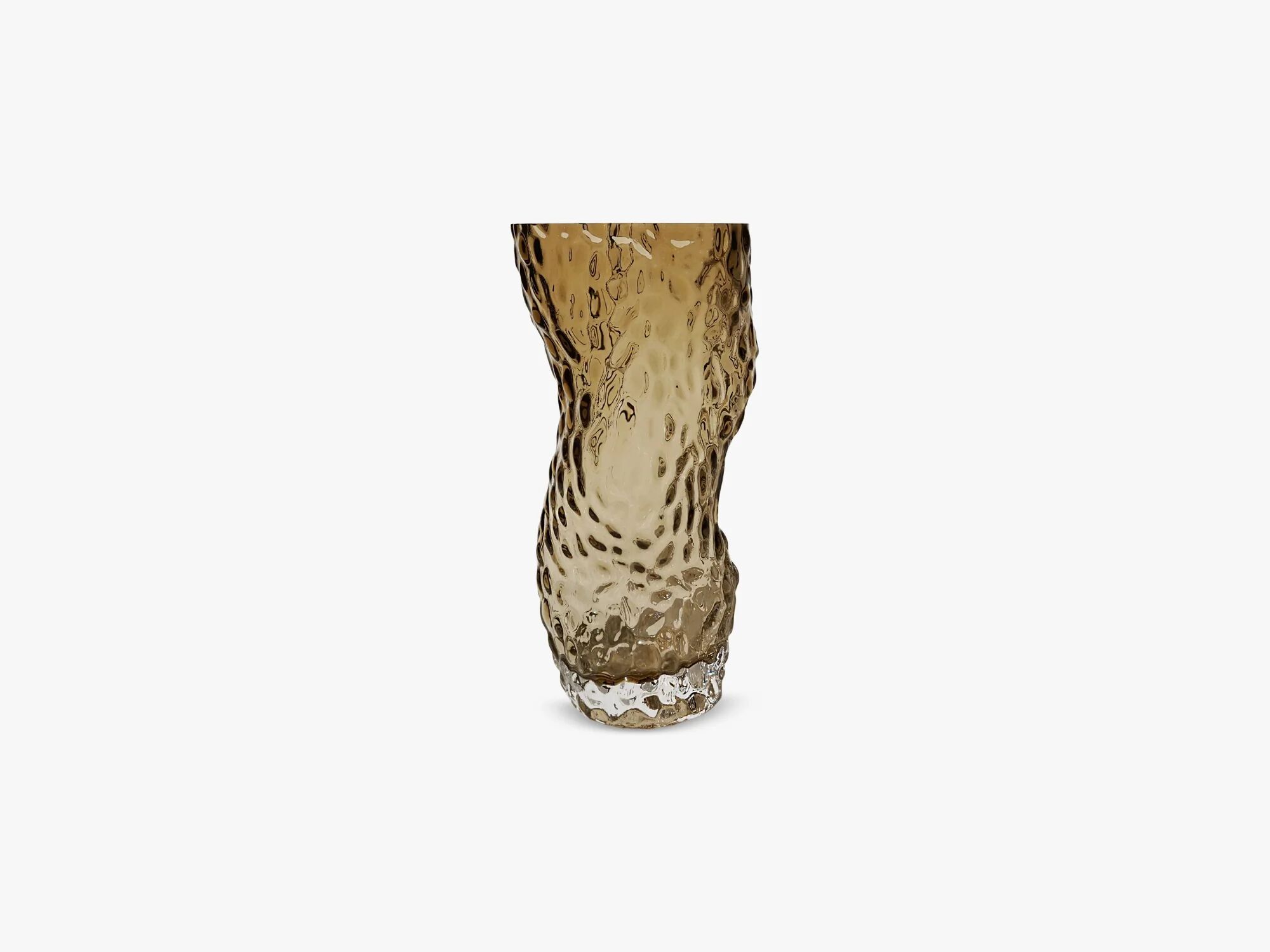 Hein Studio Ostrea Rock Glass Vase, Smoke