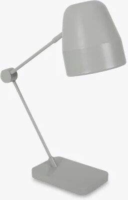 Sebra Jeg Skinne metall bordlampe, Grå