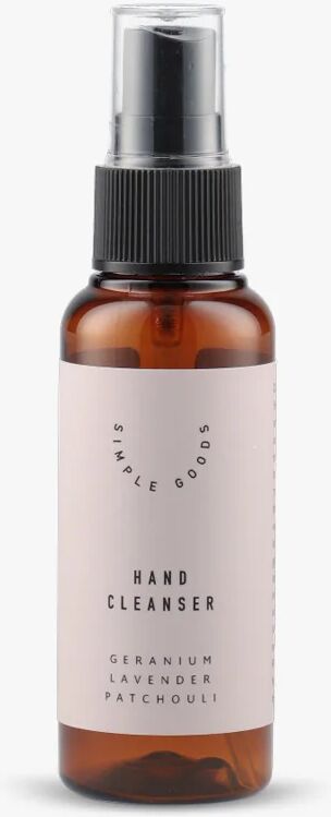 Simple Goods Håndrenser, geranium, 50 ml, brun / rosa