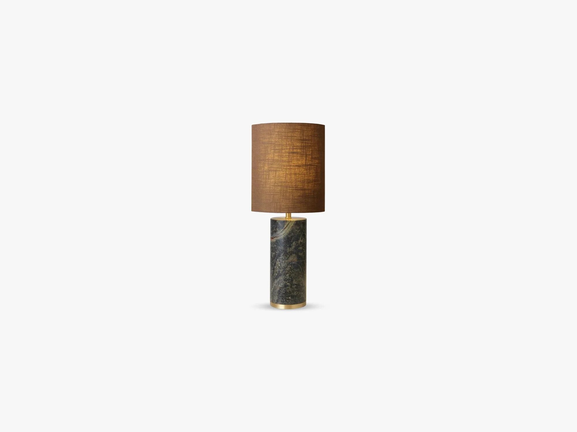 Cozy Living Ella Marble Lamp Forest Green, Taupe