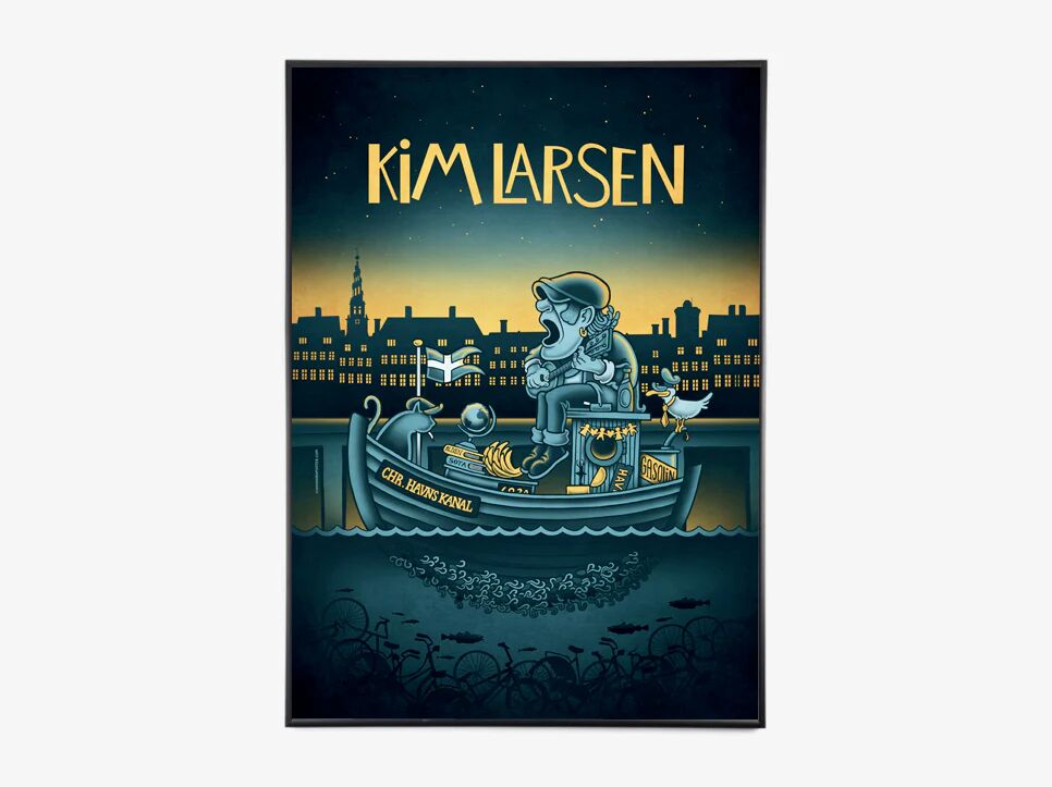 Copenhagen Poster Kim Larsen - Christianshavns Kanal