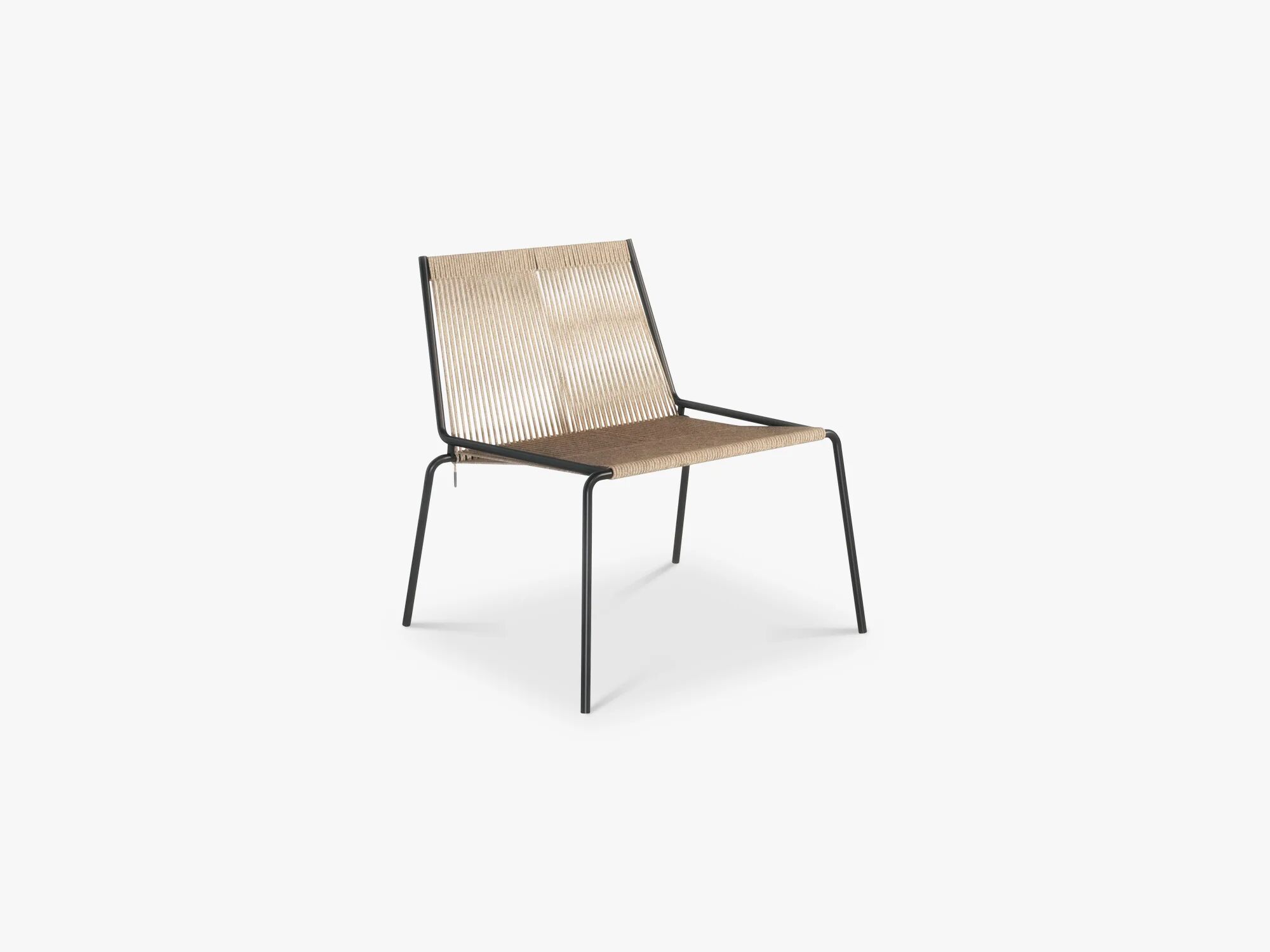 Thorup Copenhagen Noel Lounge Chair, Sort / Natur