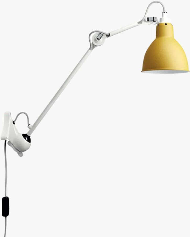 DCWéditions Lampe gras N222, hvit / matt gul