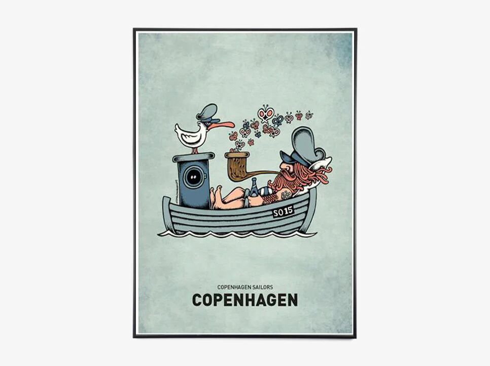 Copenhagen Poster Butterfly Skip