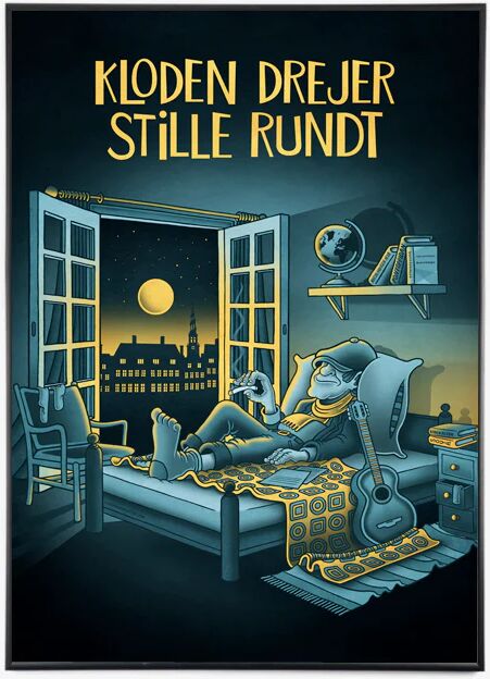 Copenhagen Poster Kim Larsen-verden blir stille