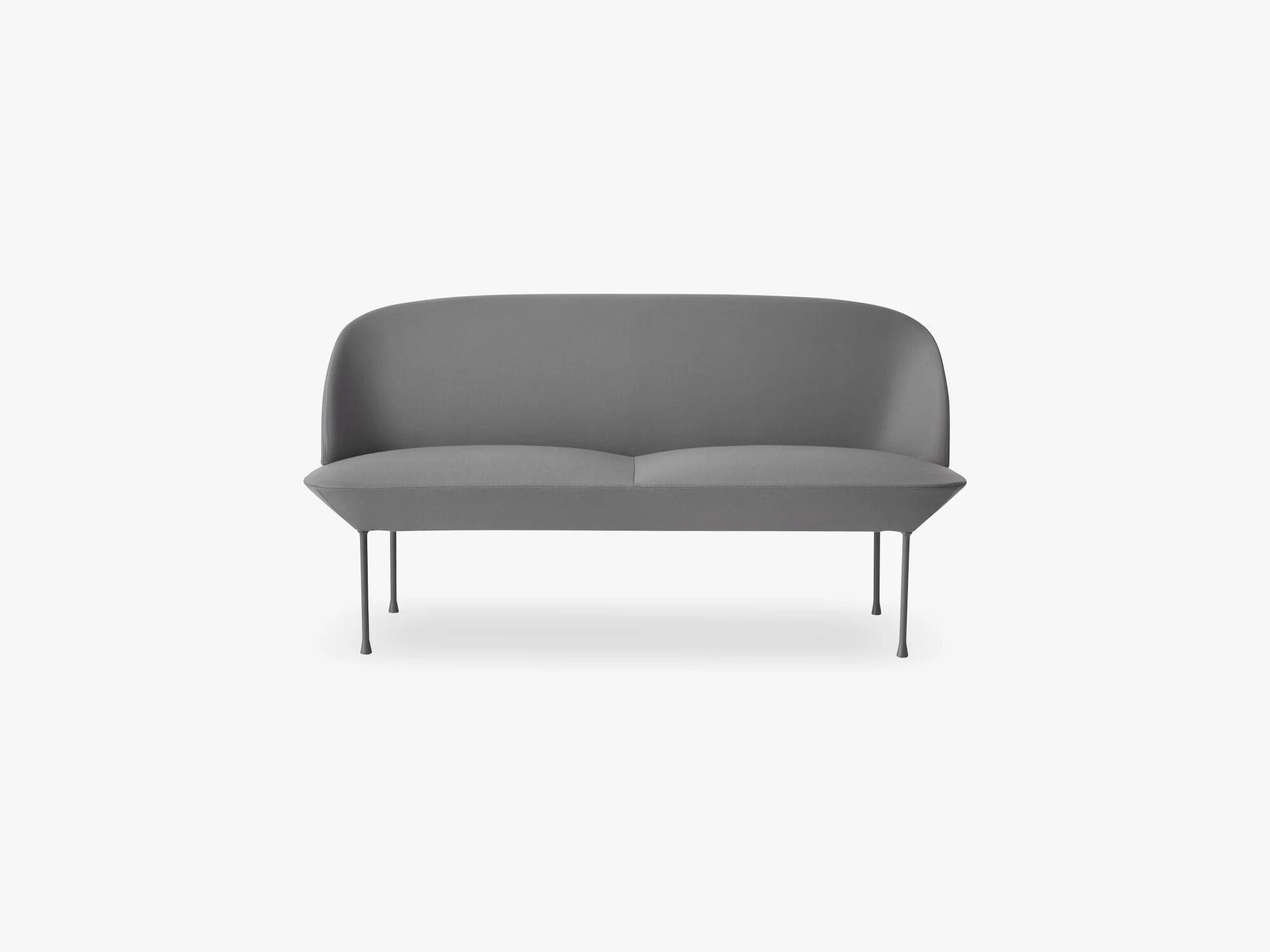 Muuto Oslo Sofa / 2-Seter, Steelcut 160 / Lys Grå Ben