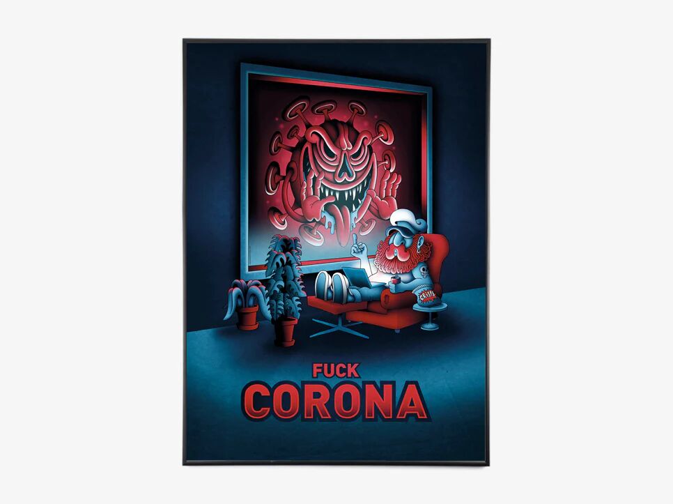 Copenhagen Poster Knulle Corona-Stue